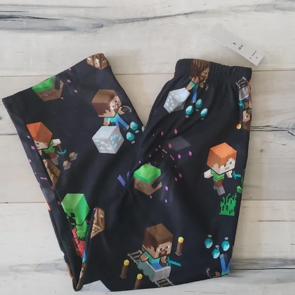 NWT Boys Minecraft Pajamas size 6 - Picture 5 of 5